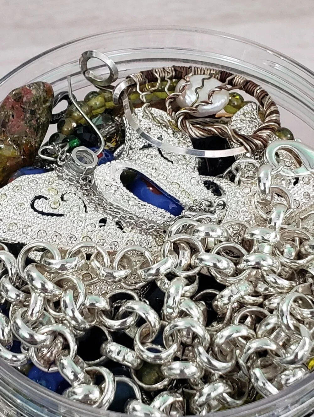 Mystery Jewelry Jar - Rings, Necklaces, Earrings, Bracelets All Wearable